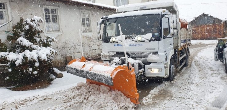 Altındağ Belediyesi kar teyakkuzunda