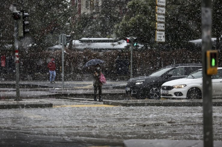 Ankara’dan kar manzaraları