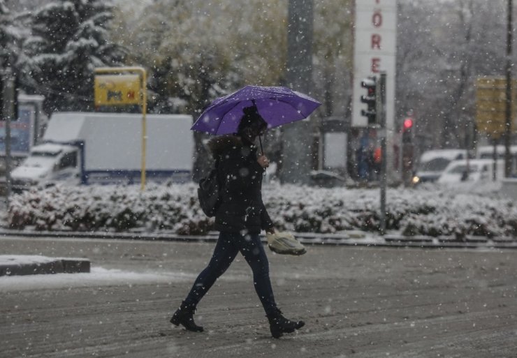 Ankara’dan kar manzaraları