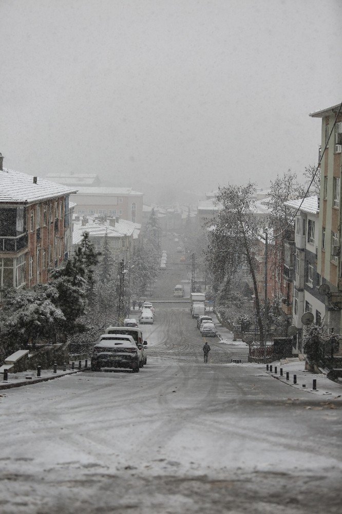 Ankara’dan kar manzaraları