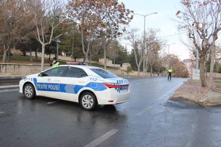 Karaman’da şiddetli rüzgar ağaçları devirdi