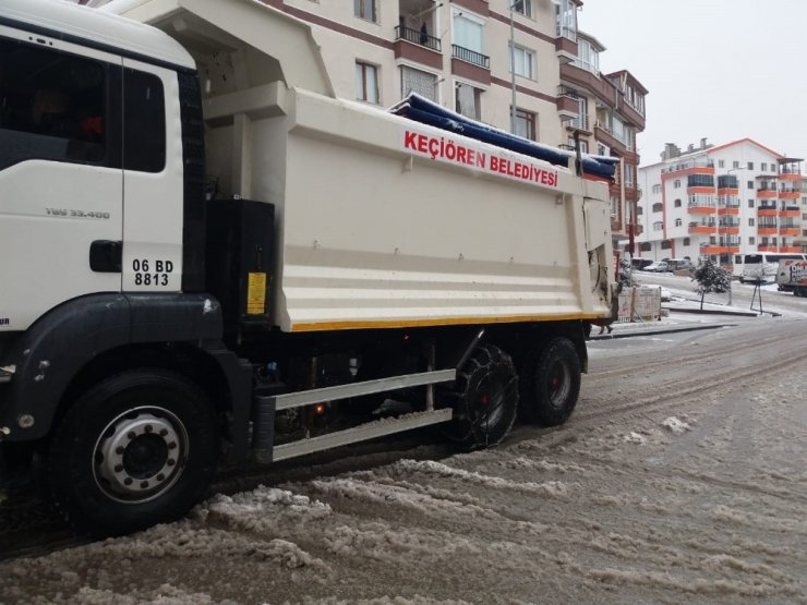 Keçiören Belediyesi 2021’in ilk karı için teyakkuzda