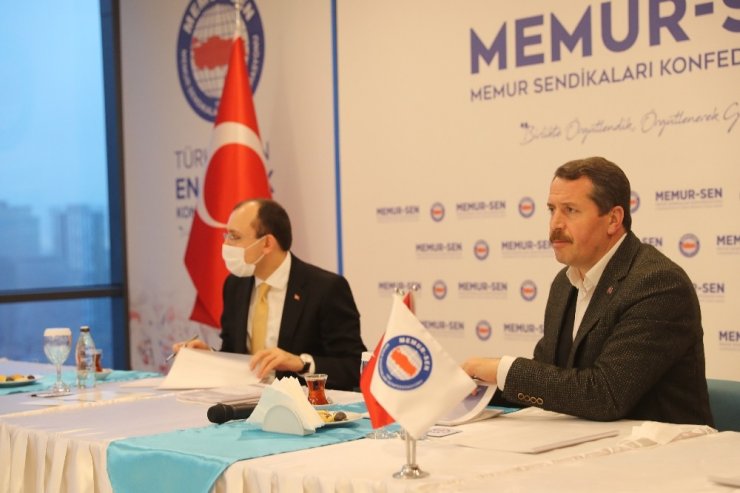 AK Parti Grup Başkanvekili Muş’tan Memur-Sen’e ziyaret