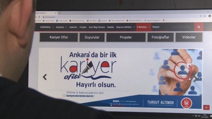 Keçiören Belediyesinin e-Kariyer Ofisi iş arayanları işverenlerle buluşturuyor