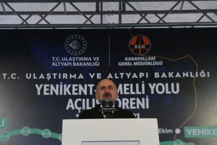 Yenikent-Temelli yolu yılda 183,7 milyon liralık tasarruf sağlayacak