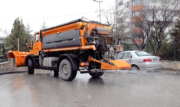 Çankaya Belediyesi kar nöbetinde