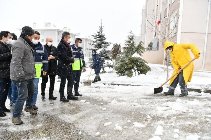 Başkan Köse saha çalışmalarını denetledi