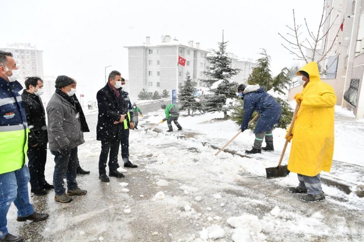 Başkan Köse saha çalışmalarını denetledi