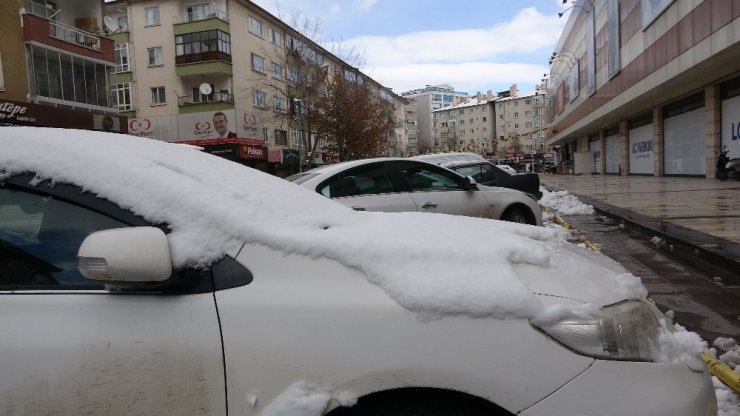 Çankırı beyaza büründü