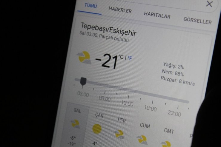 Eskişehir’de hava sıcaklığı bir haftada 41 derece değişti