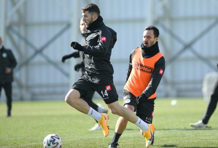 Konyaspor, Antalyaspor maçı hazırlıklarını sürdürdü