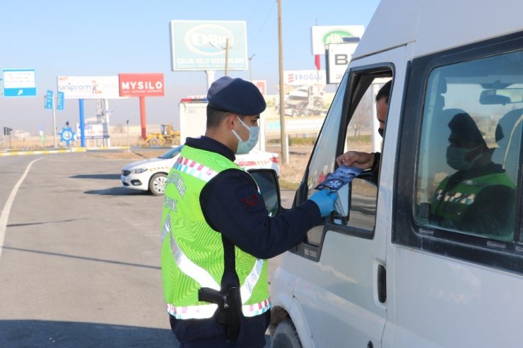 Aksaray’da kış lastiği denetimi