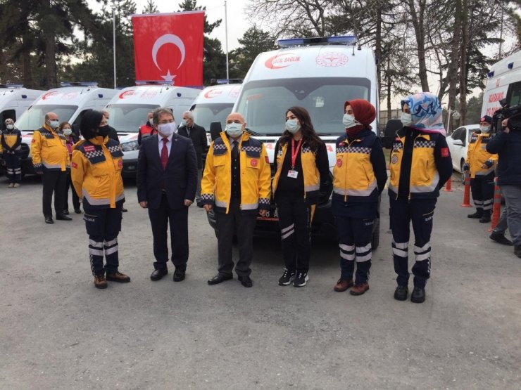 Ambulans filosuna 10 araç daha katıldı