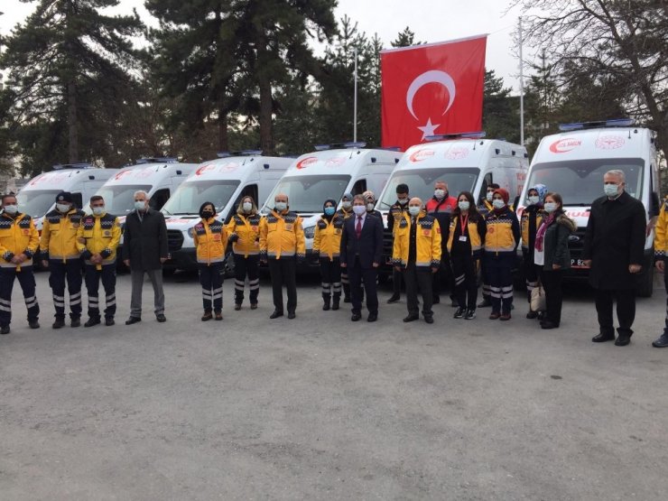 Ambulans filosuna 10 araç daha katıldı