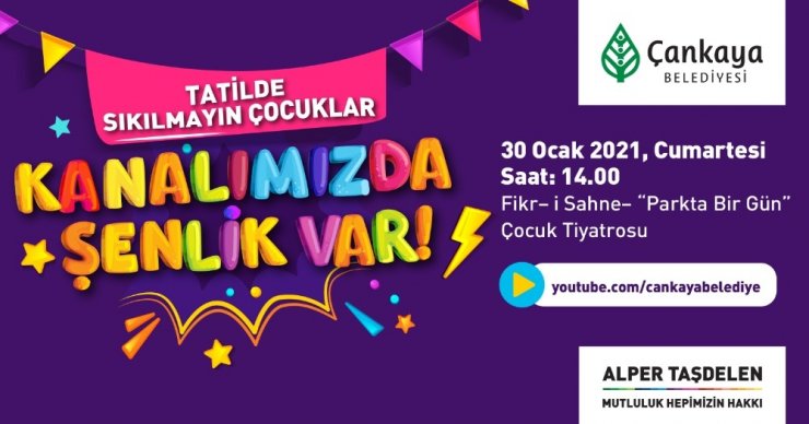 Çankaya Belediyesi’nin ’Tatilde Şenlik’ etkinliğine büyük ilgi