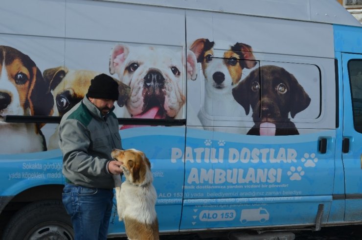 Patili Dostlar Ambulansı Bünyan’da yollarda