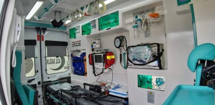 4X4 tam donanımlı ambulans Tomarza ilçesine tahsis edildi