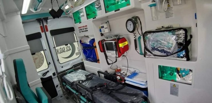 4X4 tam donanımlı ambulans Tomarza ilçesine tahsis edildi