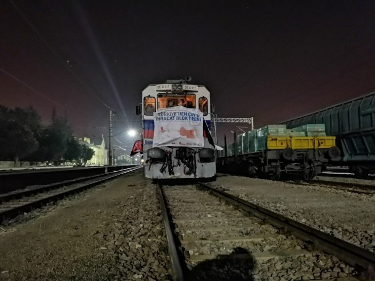 Çin ve Rusya’ya giden ihracat treni Kayseri’de