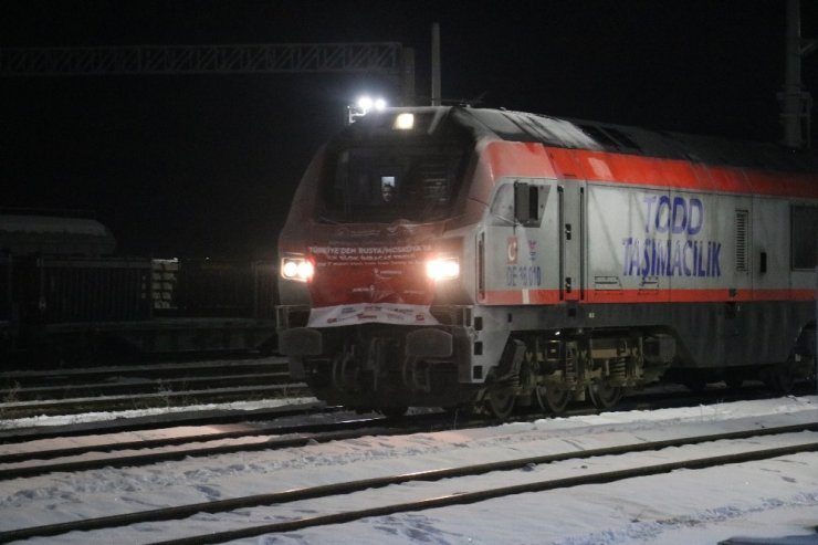 Çin ve Rusya’ya giden ihracat treni Sivas’ta