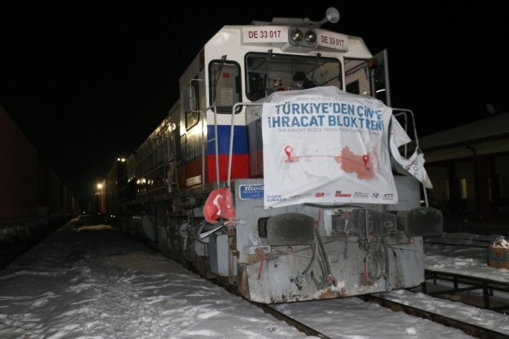 Çin ve Rusya’ya giden ihracat treni Sivas’ta