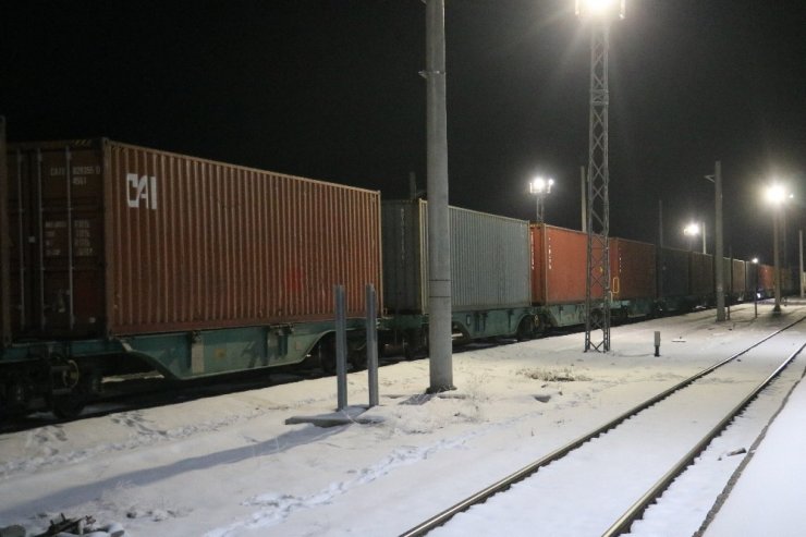 Çin ve Rusya’ya giden ihracat treni Sivas’ta