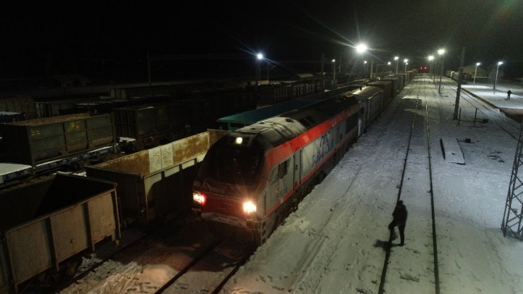 Çin ve Rusya’ya giden ihracat treni Sivas’ta