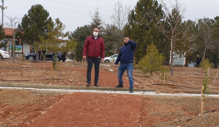 Meram Belediyesi Dutlu Millet Bahçesi’nde revizyon çalışması başlattı