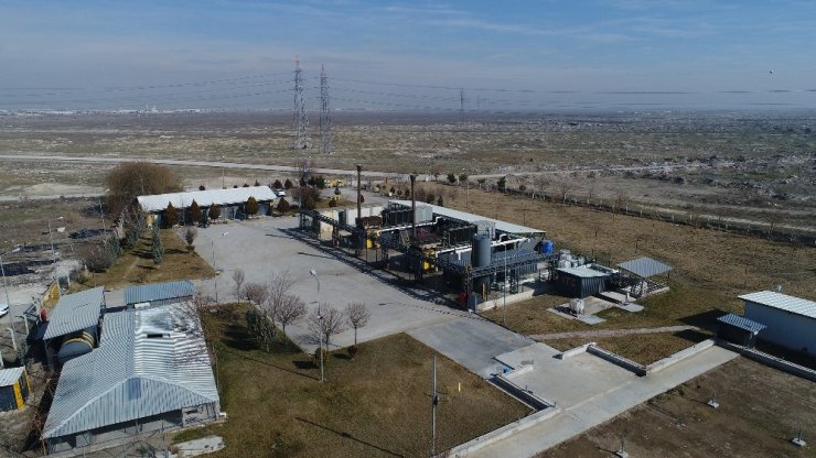 Konya’da çöpler elektrik enerjisine dönüştürülüyor