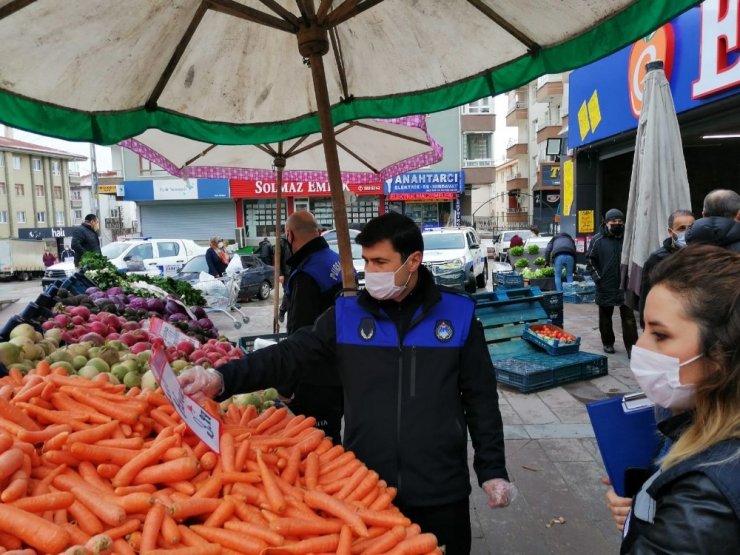 Pursaklar Belediyesinden marketlere sıkı denetim