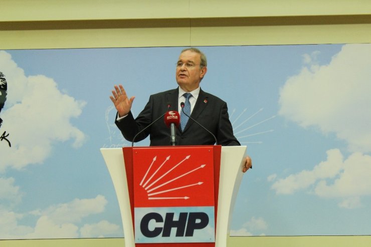 CHP Parti Sözcüsü Faik Öztrak: