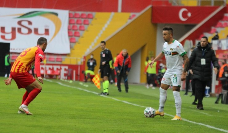 Süper Lig: Hes Kablo Kayserispor: 1 - Aytemiz Alanyaspor: 1 (Maç sonucu)