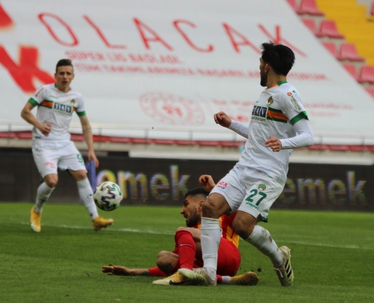 Süper Lig: Hes Kablo Kayserispor: 1 - Aytemiz Alanyaspor: 1 (Maç sonucu)