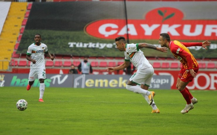 Süper Lig: Hes Kablo Kayserispor: 1 - Aytemiz Alanyaspor: 1 (Maç sonucu)