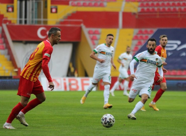 Süper Lig: Hes Kablo Kayserispor: 1 - Aytemiz Alanyaspor: 1 (Maç sonucu)