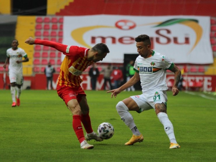 Süper Lig: Hes Kablo Kayserispor: 1 - Aytemiz Alanyaspor: 1 (Maç sonucu)