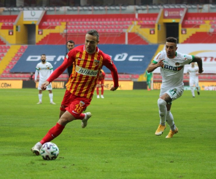 Süper Lig: Hes Kablo Kayserispor: 1 - Aytemiz Alanyaspor: 1 (Maç sonucu)