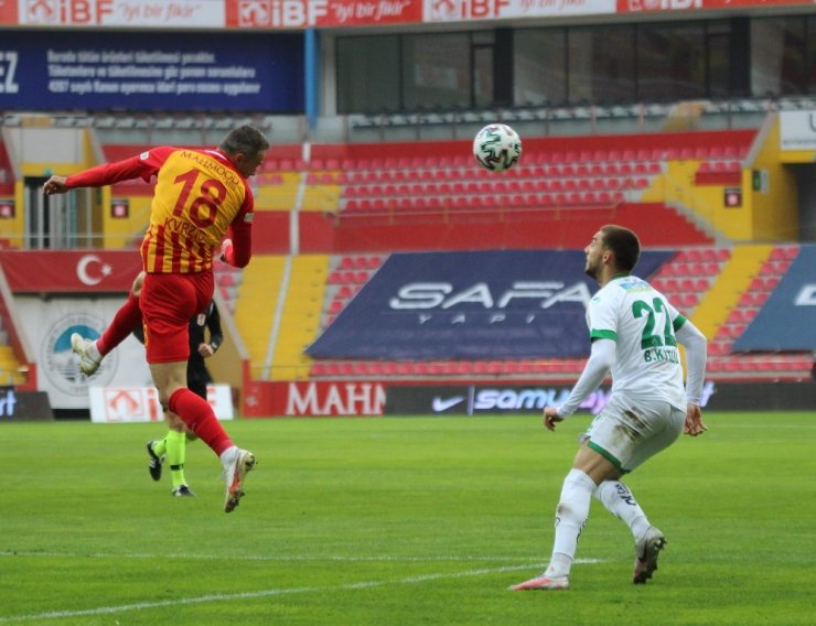 Süper Lig: Hes Kablo Kayserispor: 1 - Aytemiz Alanyaspor: 1 (Maç sonucu)