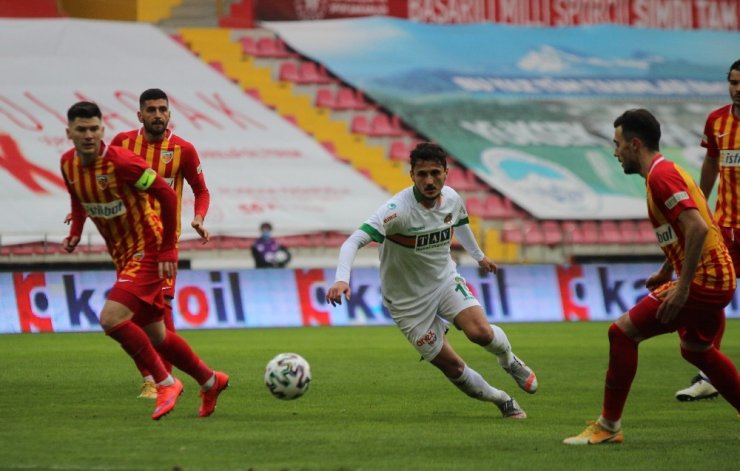 Süper Lig: Hes Kablo Kayserispor: 1 - Aytemiz Alanyaspor: 1 (Maç sonucu)