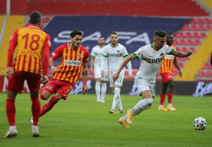 Süper Lig: Hes Kablo Kayserispor: 1 - Aytemiz Alanyaspor: 1 (Maç sonucu)