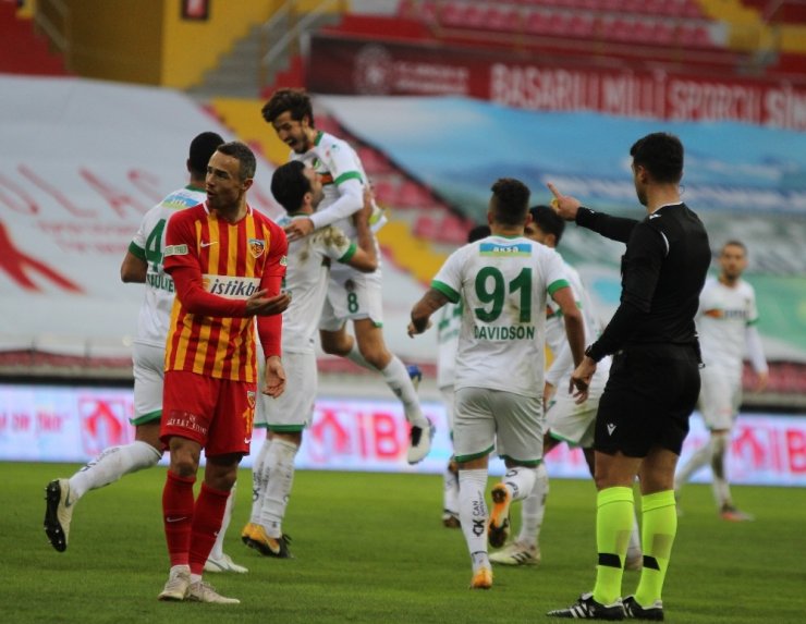 Süper Lig: Hes Kablo Kayserispor: 1 - Aytemiz Alanyaspor: 1 (Maç sonucu)