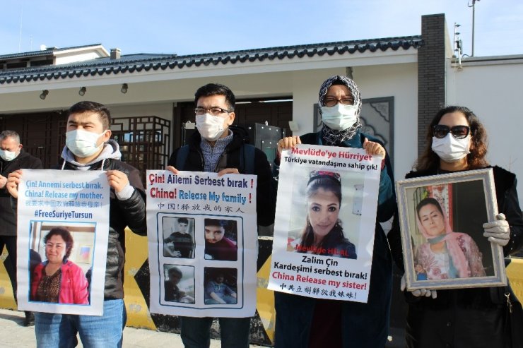 Çin zulmü protesto edildi