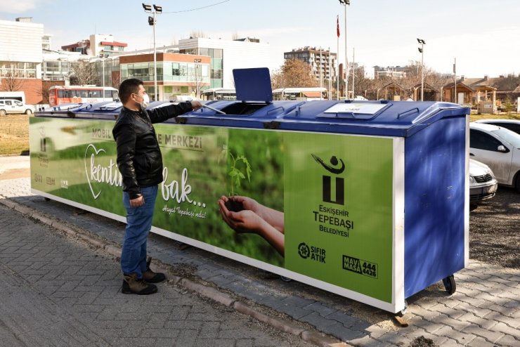 Mobil atık getirme merkezlerinin sayısı artıyor