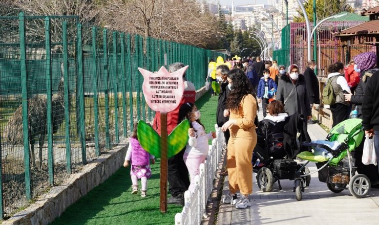 Keçiören’deki çocuklar doğal yaşam parkına akın etti