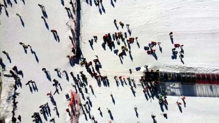 Erciyes’te sömestir yoğunluğu devam ediyor