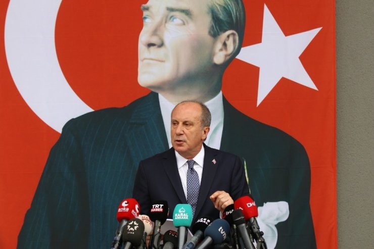 Memleket Hareketi Lideri İnce: "İşgal altında olan Atatürk’ün emanetini işgalden kurtarmak için terk ediyorum"