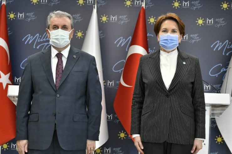 Destici’den Akşener’e ’yeni anayasa’ ziyareti