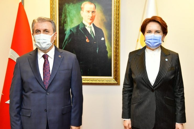 Destici’den Akşener’e ’yeni anayasa’ ziyareti