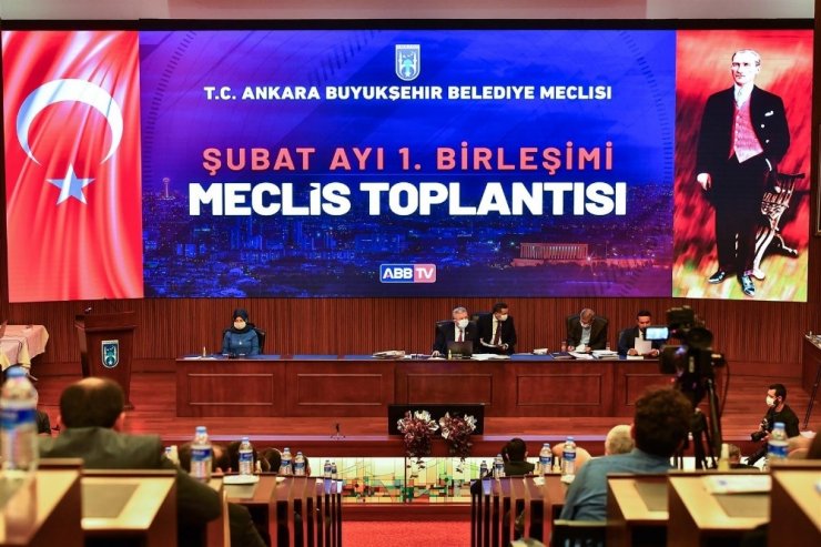 Ankara Büyükşehir Belediye Şubat ayı Meclis Toplantısı gerçekleştirildi