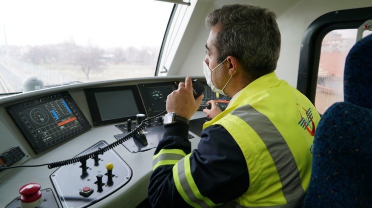 Konya-Karaman Yüksek Hızlı Tren Hattında test sürüşleri başladı